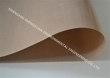 Конвейерная лента тефлона цвета Брауна, высокотемпературная конвейерная лента с прилипателем силикона